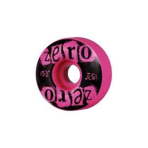  Zero Punk Pink 52mm Skateboard Wheels (Set Of 4) Sports 