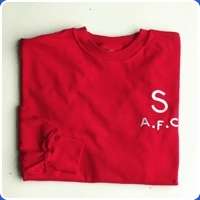 Toffs Sunderland 1960s away red shirt small 1223 SAFC  
