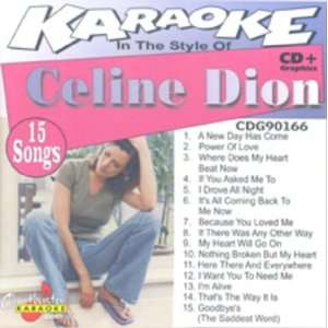  Chartbuster Artist CDG CB90166   Celine Dion Everything 
