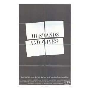  Husbands and Wives Original Movie Poster, 27 x 40 (1992 