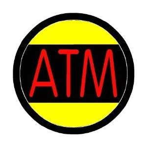  ATM Round Backlit Sign 17 x 17