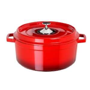  7.2 qt. Cocotte Soup Pot (Red) (12H x 12W x 7.2D 