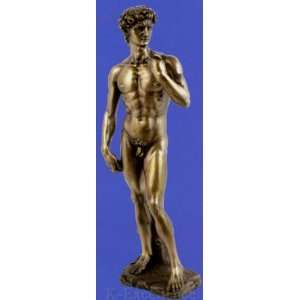 DAVID by Michelangelo Real Bronze Powder Cast Statue Sculpture  