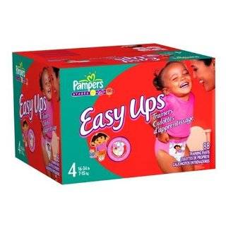 Pampers Easy Ups Trainers for Girls, Size 2T 3T, 88 Count