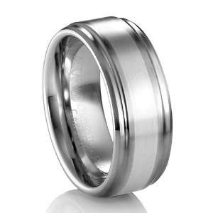  ARTCARVED ® Tungsten & Platinum Ring   FORSYTHE Jewelry