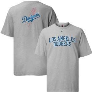  Nike L.A. Dodgers Ash Changeup Arched T shirt Sports 