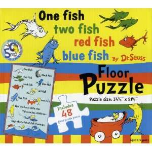  Dr. Seuss One Fish Two Fish Red Fish Blue Fish Floor 