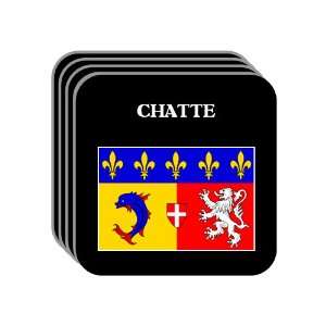  Rhone Alpes   CHATTE Set of 4 Mini Mousepad Coasters 