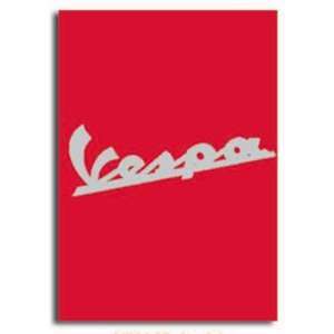  Notebook, Vespa Logo   Red, 6x8 Automotive