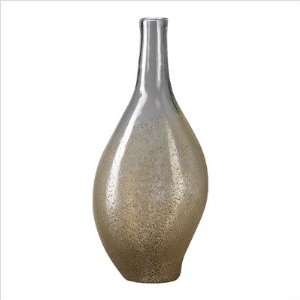  Large Dipped Vase in Clear and Mocha