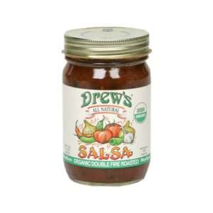 Drews All Natural Organic Double Roasted Salsa ( 12x12 OZ)  