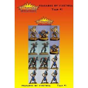   Pharoahs of Vihktora Fantasy Football Miniatures Team 1 Toys & Games
