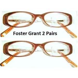 Pairs Womens Foster Grant Reading Glasses (+1.25 Strength) with 
