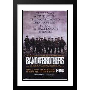 Band of Brothers 20x26 Framed and Double Matted Movie Poster   Style B