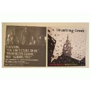   Counting Crows Poster Flat Band Shot And The Crowes 