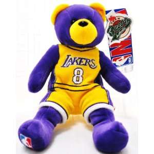 Los Angeles Lakers Player Uniform Kobe Bryant Nba Official Plush Teddy 