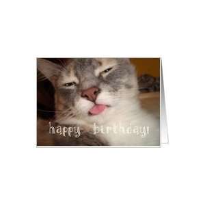  Happy Birthday Humor Animal Funny Cat Pet Card Health 