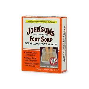  Johnsons Foot Soap Packets Size 4 Beauty