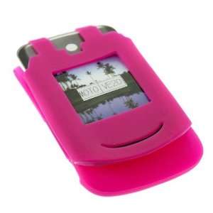  Hot Pink Durable Soft Rubber Silicone Skin Case for Sprint 
