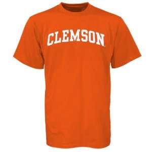   Attire  Clemson Tigers Orange Arched Logo T Shirt