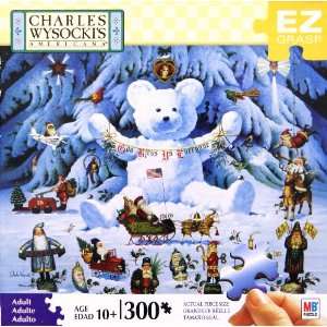  CHARLES WYSOCKIs AMERICANA PUZZLE Jingle Bell Teddy and 