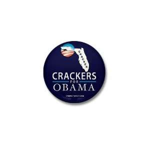  Obama Cracker Obama Mini Button by  Patio, Lawn 