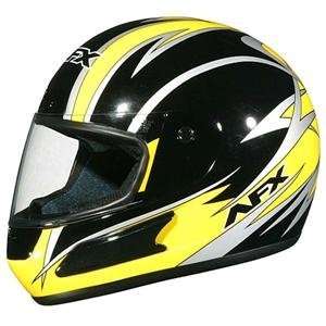  AFX FX 10 Big Head Helmet   3X Large/Yellow Multi 