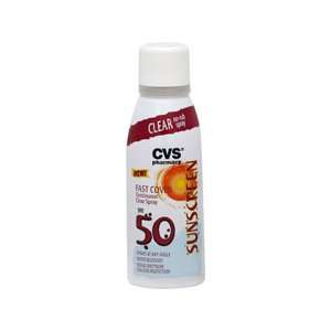  CVS Fast Cover Continuous Clear Spray Sunscreen Spf 50 