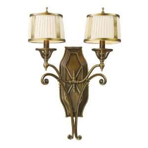  Elk 11050/2 Williamsport 2 Light Sconce In Vintage Brass 