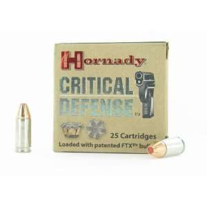  9mm Luger 115gr CrtDef (Per 25)   9mm Luger 115gr Critical 