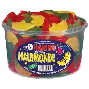 Haribo Halb Monde ( Half Moons )Tub  Grocery & Gourmet 