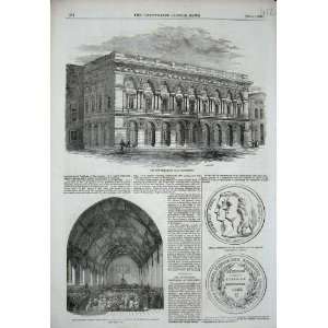  1856 Free Trade Hall Manchester Grammar School Newton 