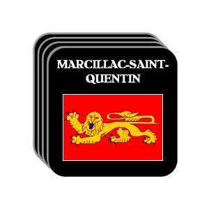 Aquitaine   MARCILLAC SAINT QUENTIN Set of 4 Mini Mousepad Coasters