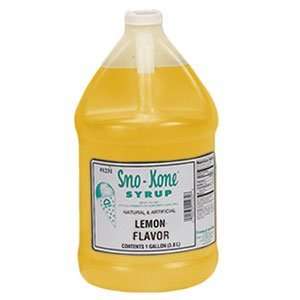 Gold Medal 1258 Ready to Use Sour Lemon Sno Treat Syrup 4   1 Gallon 