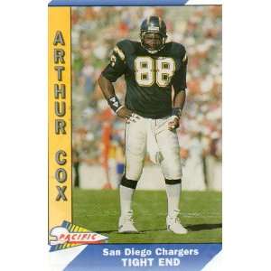 ARTHUR COX, San Diego Chargers, Tight End, Jersey #88, Card No. 441 