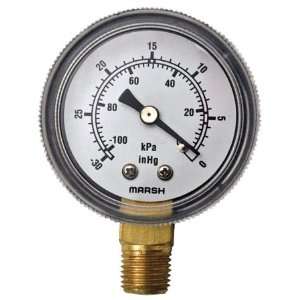    124 Standard Series Pressure Gages   Connection1/8, Face Diameter2
