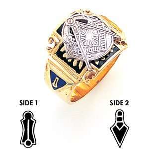  Cross Blue Lodge Ring   14k Gold/14kt yellow gold Jewelry