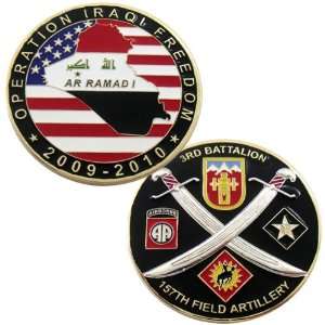  3rd BN 157th FA Challenge Coin 