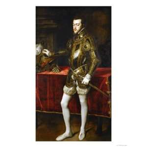 King Philip II of Spain (1527 1598), the King in Armor; Morion and 
