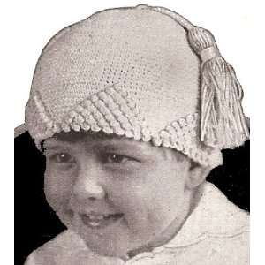 Vintage Crochet PATTERN to make   Antique Crochet Baby Childs Snow 