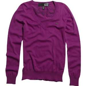 Fox Racing High Octane Girls Sweater Racewear Sweatshirt   Grape / X 