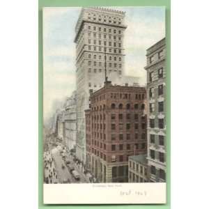   Antique Postcard Broadway New York City 1907 