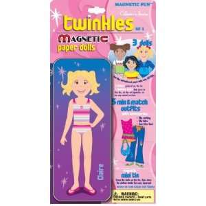  Magnetic Paper Dolls Travel Tin   Twinkles Set 1 Toys 