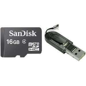  Sandisk 16GB 16G Micro SDHC Class 4 TF Memory Card with Micro 