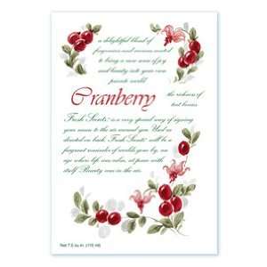  Fresh Scents Sachets (4 Packs)   Cranberry