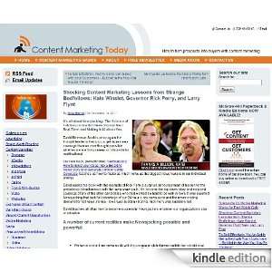  Content Marketing Today Kindle Store Newt Barrett