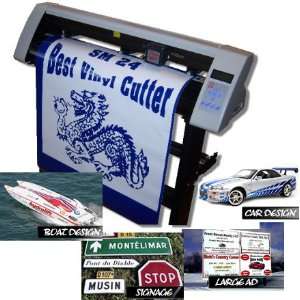 24 Vinyl Cutter for signmaking, decals, clipart, engraving and more