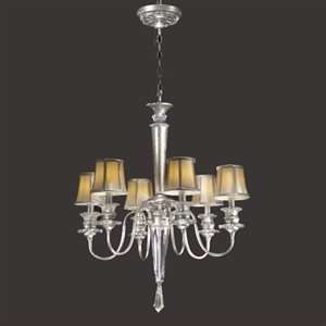 StylICON AA1700 HYS Tuxedo Park 6 Light Chandelier, Hollywood Silver 