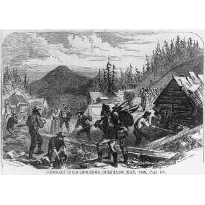  Miner,Gregory Gold Digging,John Gregory,strike,CO,c1859 