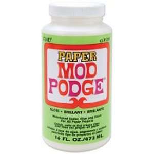  Mod Podge For Paper Gloss 16oz Arts, Crafts & Sewing